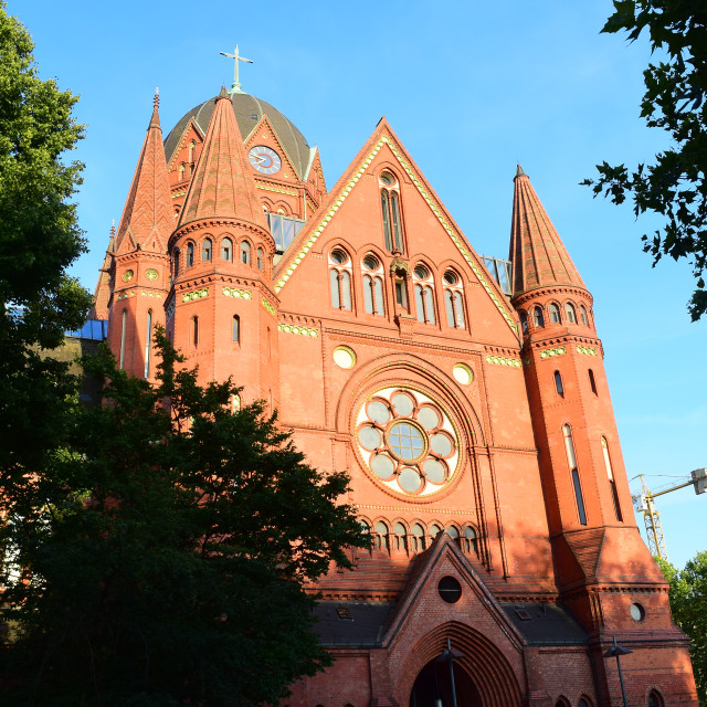 "Kath. Kirchengemeind Berlin" stock image