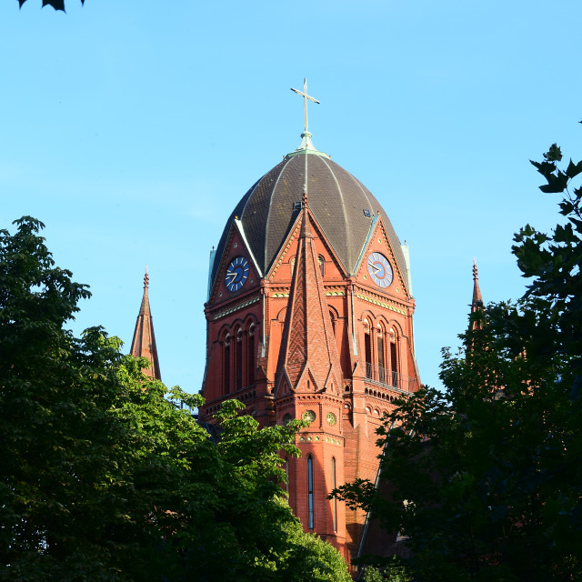 "Kath. Kirchengemeind Berlin" stock image