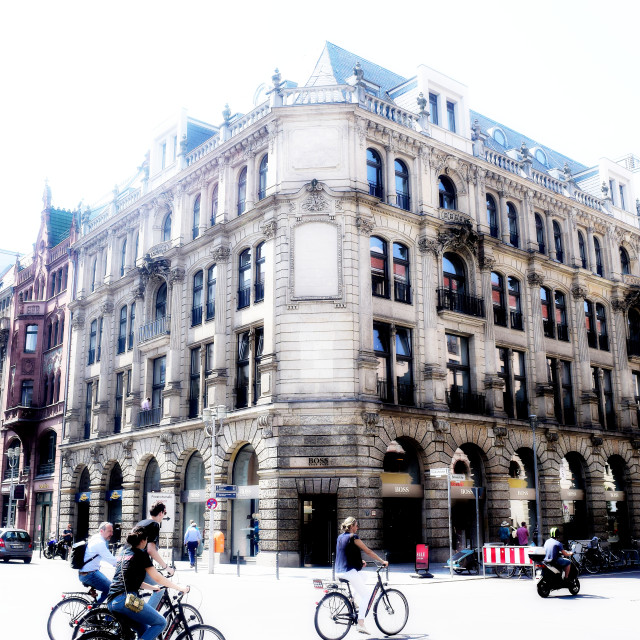 "A street in Berlin" stock image