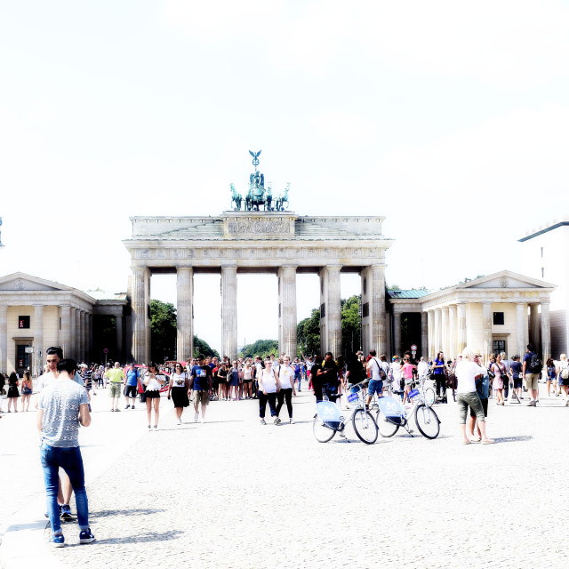 "Brandenburg Gate - Berlin" stock image