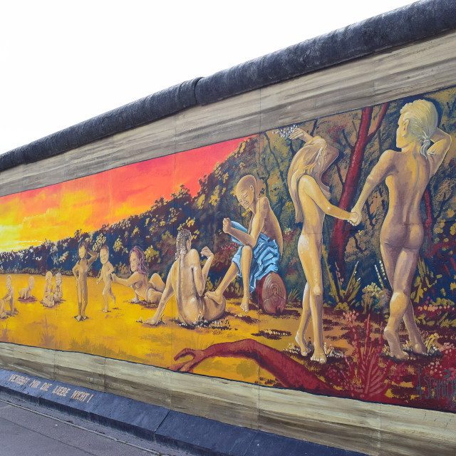 "Mural - Berlin" stock image