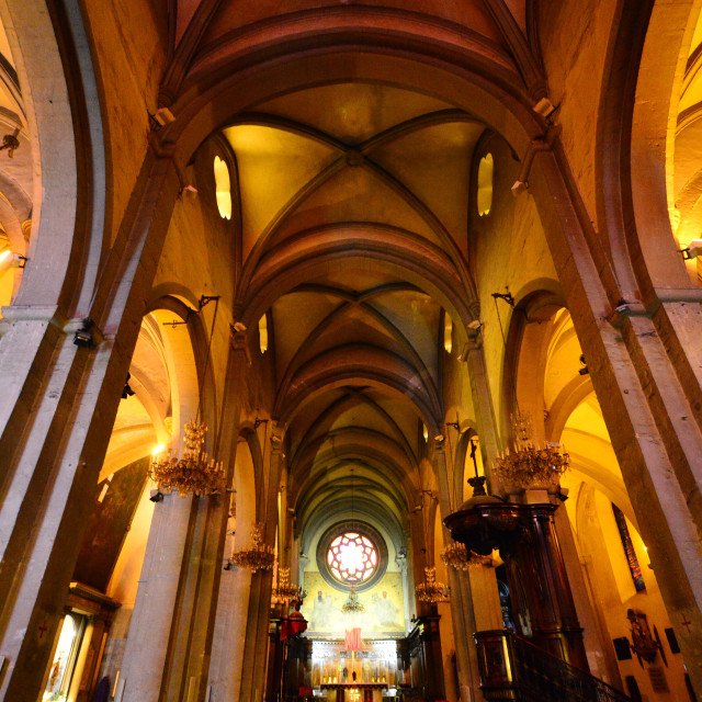 "A church in Toulon" stock image