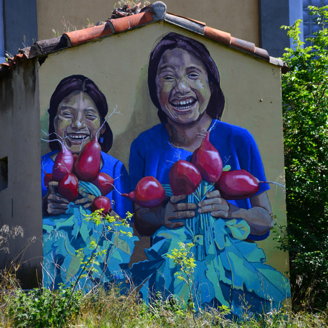 "Mural - Marseille" stock image