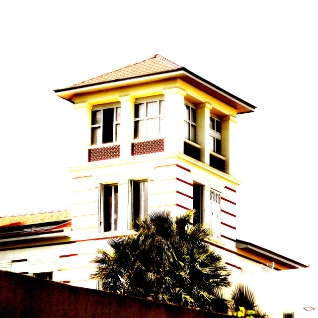"A house in Marseille" by Amit Mendelsohn - £50.00 "A house in Marseille" stock image