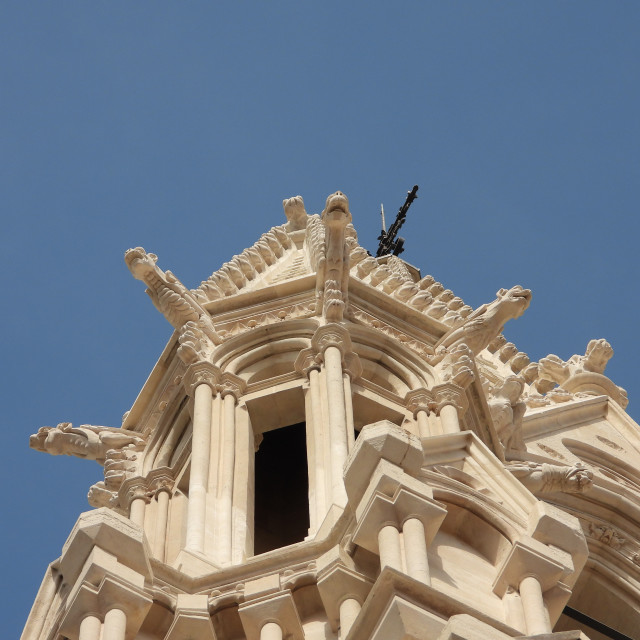 "The tower of the reforme church" stock image