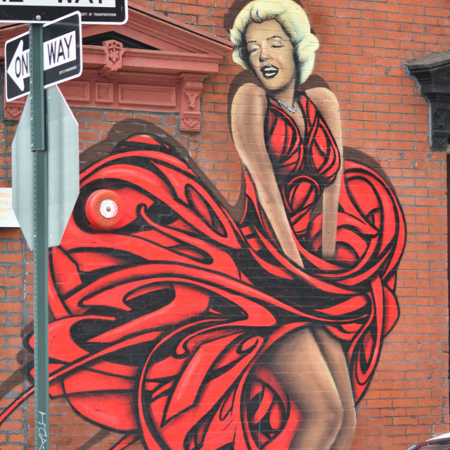 "Mural - NYC" by Amit Mendelsohn - £50.00 "Mural - NYC" stock image
