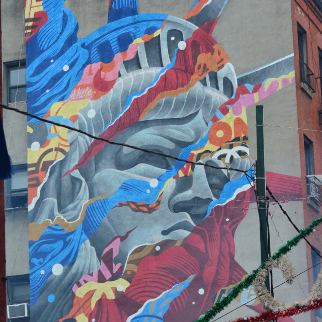 "Mural - NYC" by Amit Mendelsohn - £50.00 "Mural - NYC" stock image