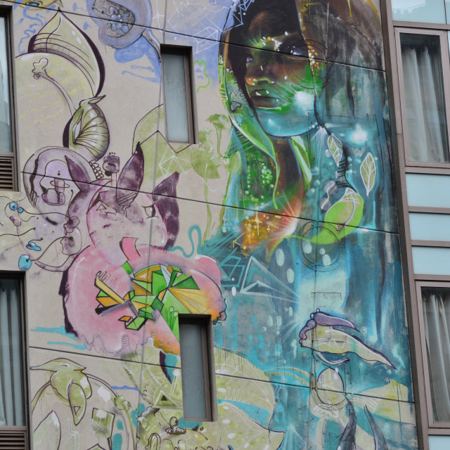 "Mural - NYC" by Amit Mendelsohn - £50.00 "Mural - NYC" stock image