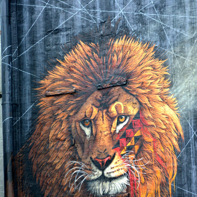 "Mural - NYC" by Amit Mendelsohn - £50.00 "Mural - NYC" stock image