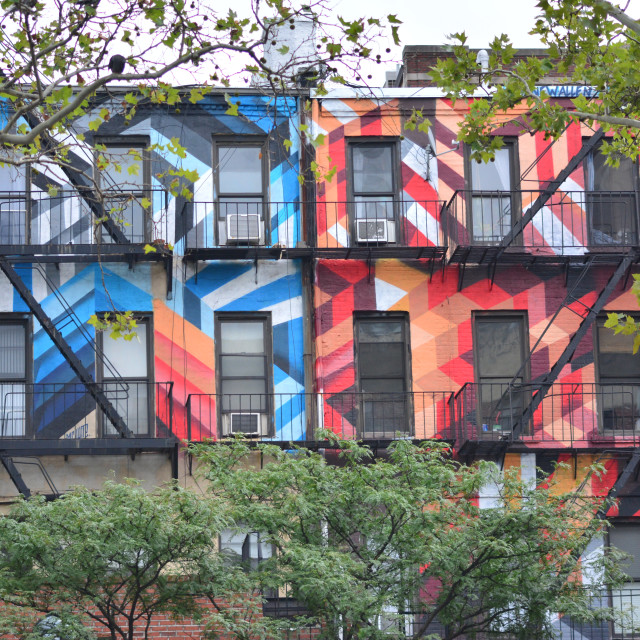 "Mural - NYC" by Amit Mendelsohn - £50.00 "Mural - NYC" stock image