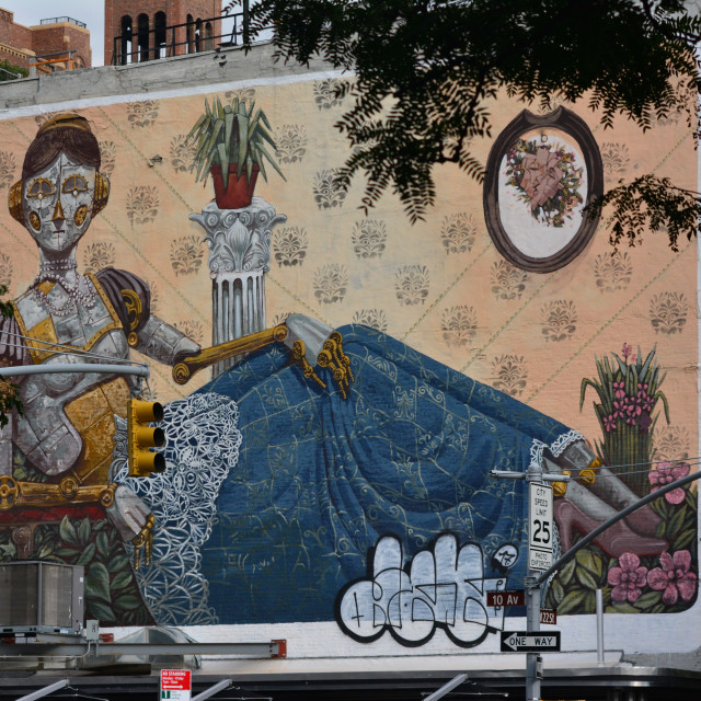"Mural - NYC" by Amit Mendelsohn - £50.00 "Mural - NYC" stock image