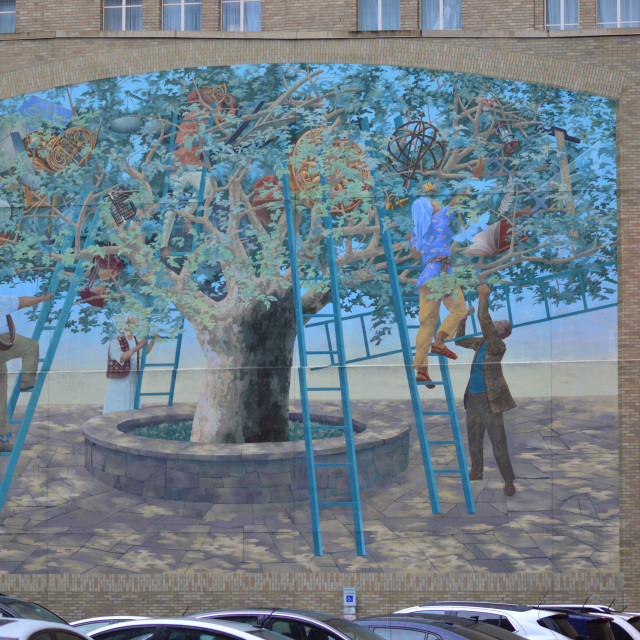 "mural - philadelphia" by Amit Mendelsohn - £50.00 "mural - philadelphia" stock image
