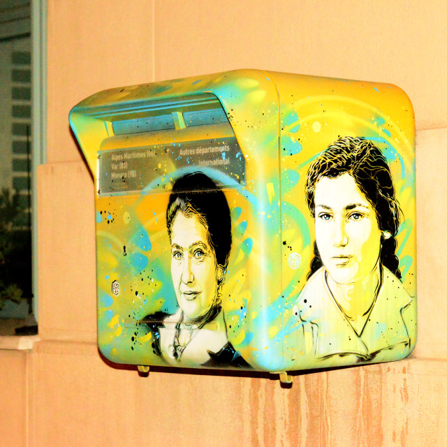 "Mural - C215" by Amit Mendelsohn - £50.00 "Mural - C215" stock image