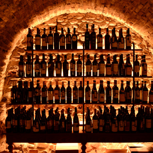 "Wine shop" by Amit Mendelsohn - $60.98 "Wine shop" stock image