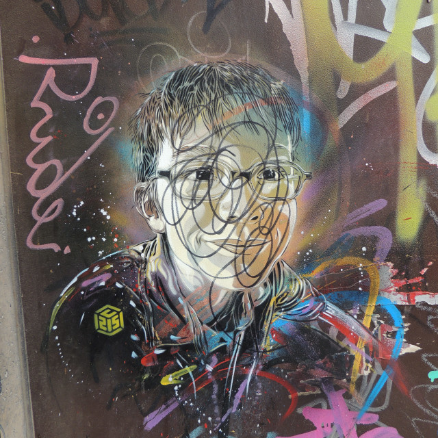"Mural C215" by Amit Mendelsohn - £50.00 "Mural C215" stock image