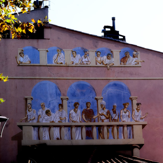 "Mural Frejus" by Amit Mendelsohn - £50.00 "Mural Frejus" stock image
