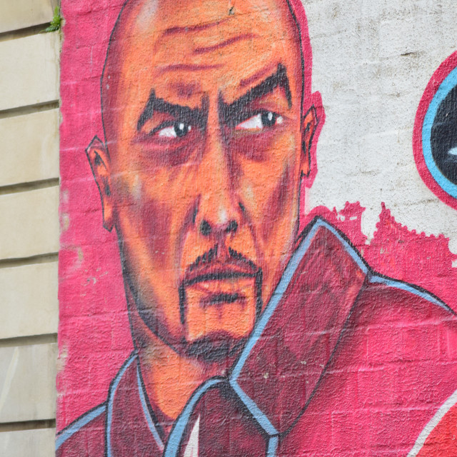 "Mural - Brussels" by Amit Mendelsohn - £50.00 "Mural - Brussels" stock image