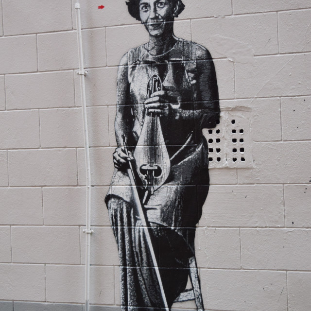 "Jef Aerosol - Stencil - mural" by Amit Mendelsohn - £50.00 "Jef Aerosol - Stencil - mural" stock image
