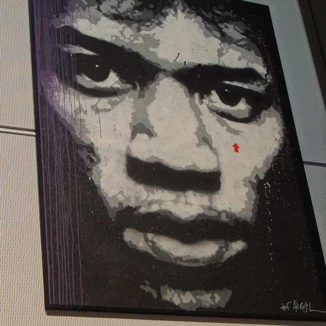 "Jef Aerosol - portraits" by Amit Mendelsohn - £50.00 "Jef Aerosol - portraits" stock image