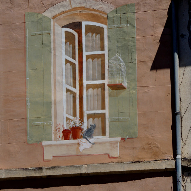 "Mural - Marseille" by Amit Mendelsohn - £50.00 "Mural - Marseille" stock image