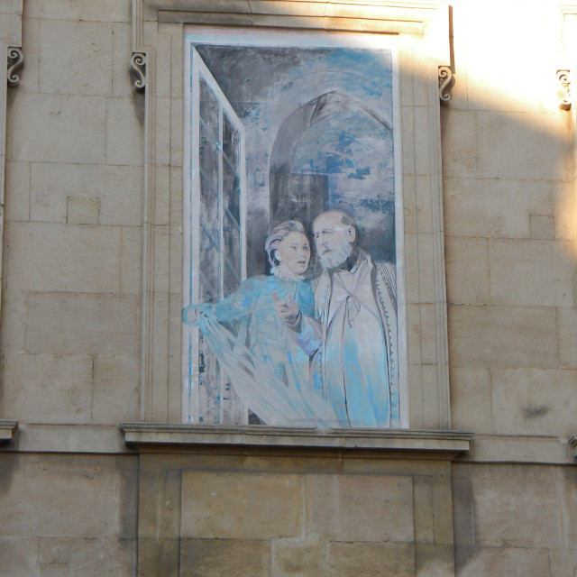 "Mural - Avignon" by Amit Mendelsohn - £50.00 "Mural - Avignon" stock image