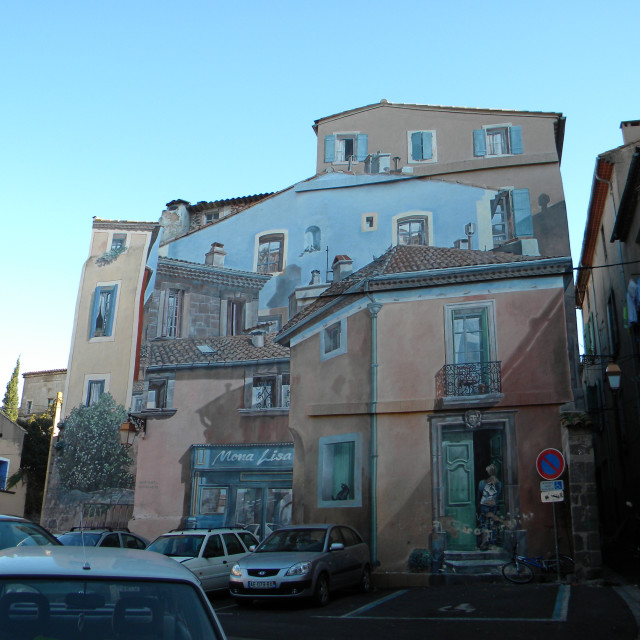 "Mural - Agde" by Amit Mendelsohn - £50.00 "Mural - Agde" stock image