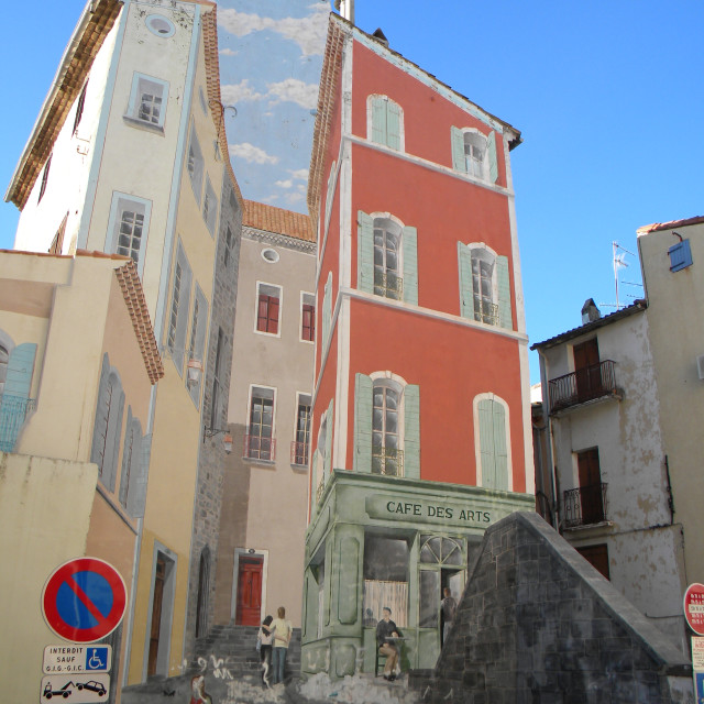 "Mural - Agde" by Amit Mendelsohn - £50.00 "Mural - Agde" stock image