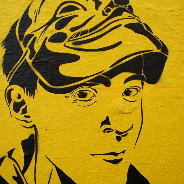 "Mural - Marseille" by Amit Mendelsohn - £50.00 "Mural - Marseille" stock image