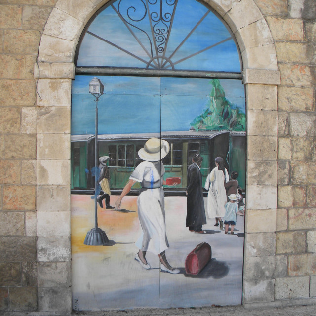 "Mural - Jerusalem" by Amit Mendelsohn - £50.00 "Mural - Jerusalem" stock image