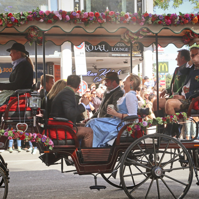 "Oktoberfest parade" stock image