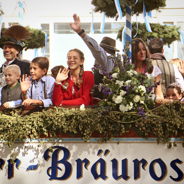 "Oktoberfest parade" stock image