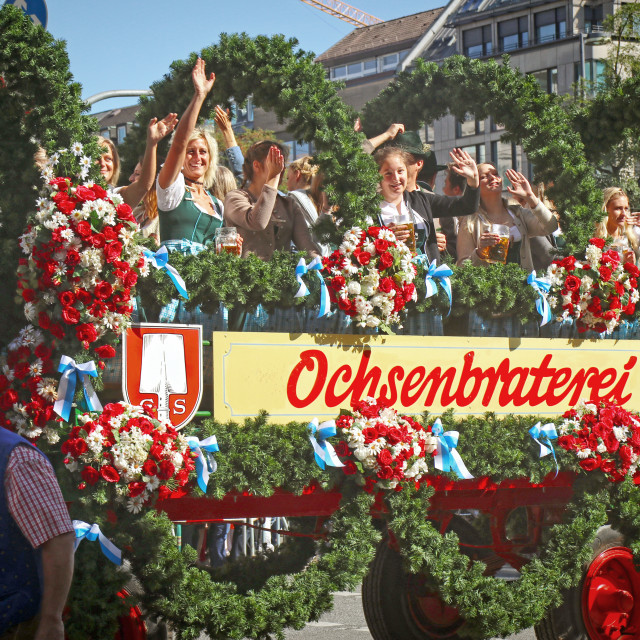 "Oktoberfest parade" stock image