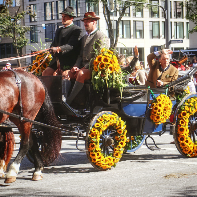 "Oktoberfest parade" stock image