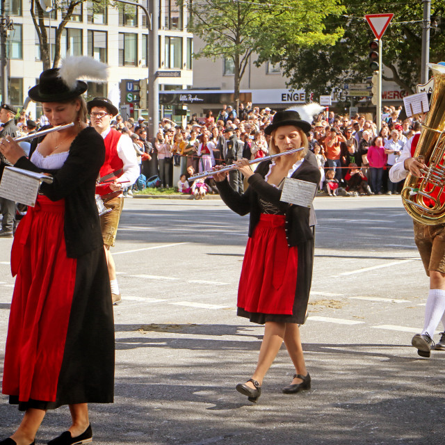 "Oktoberfest parade" stock image