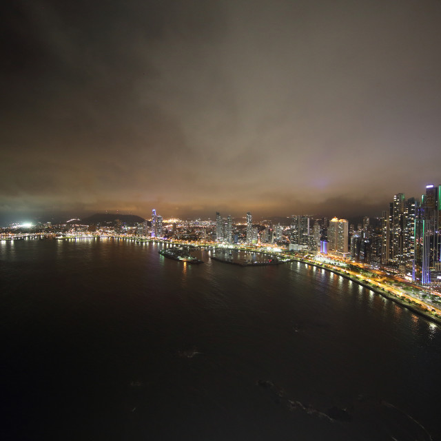 "Panoramica Bahia de Panama" stock image