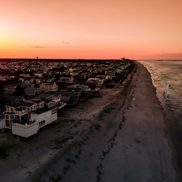 "Red Skies at Night" stock image