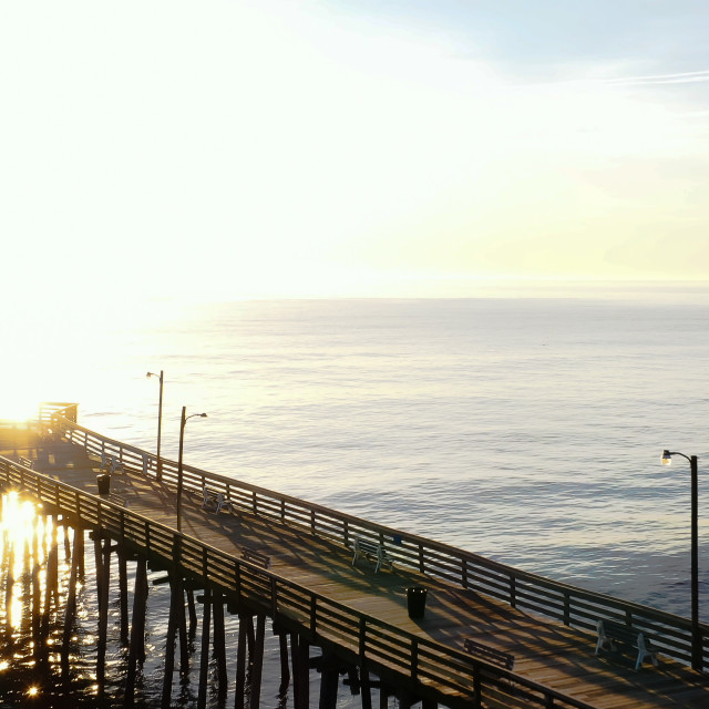 "Pier Pressure" stock image