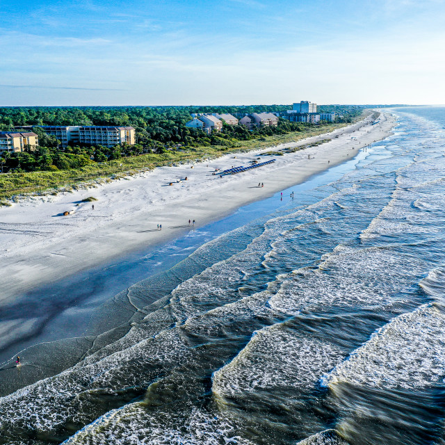 "Beach Couples on a morning stroll" stock image