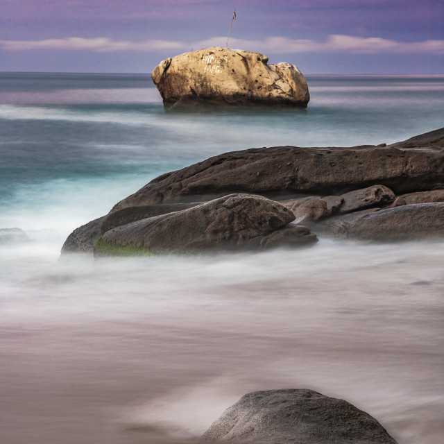 "Rocks and sea" by Expvisual Filmmaking and Photography SAS de CV - $12.55 "Rocks and sea" stock image