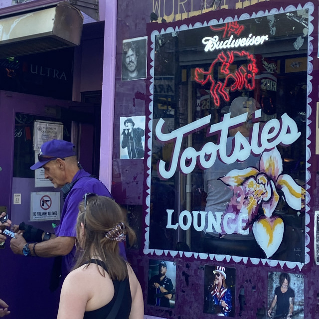 "World Famous Tootsies- Music Row- Nashville, TN" stock image