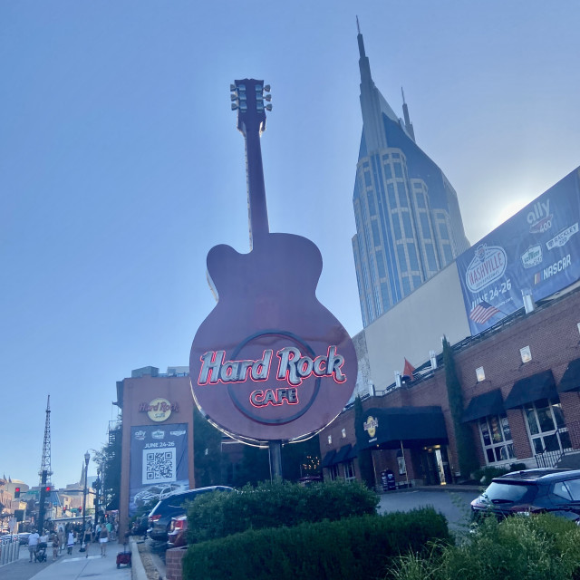 "Hard Rock Cafe- Nashville, Tennessee" stock image