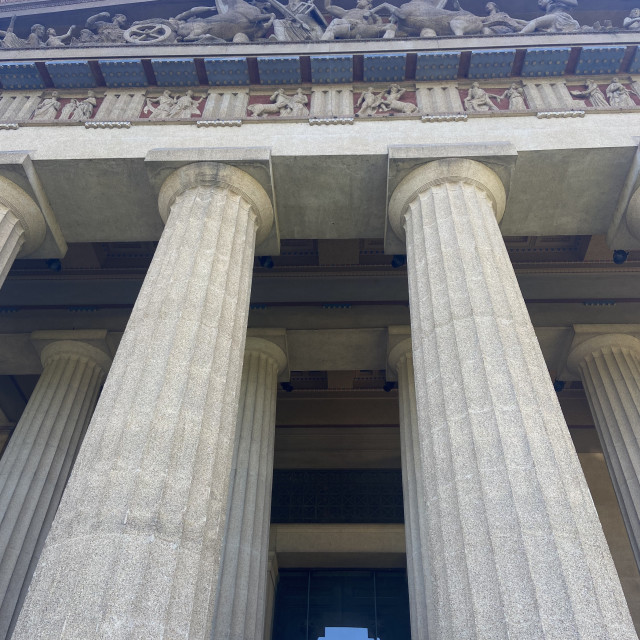 "Parthenon freeze- Nashville, TN" by Aaron M Thompson PHOTO - $22.56 "Parthenon freeze- Nashville, TN" stock image