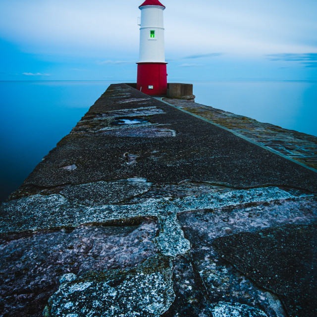 "Lighthouse at Berwick-upon-Tweed" stock image