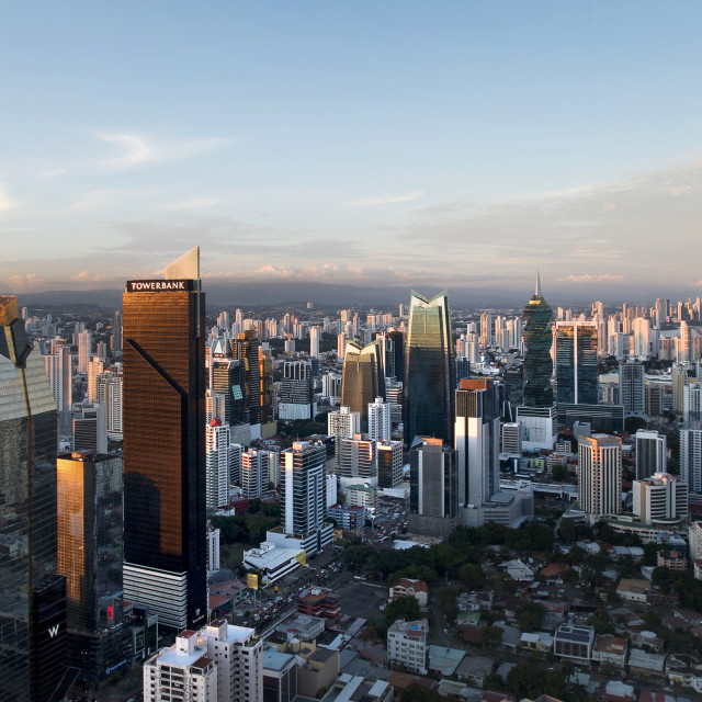 "Area Bancaria Panama" stock image