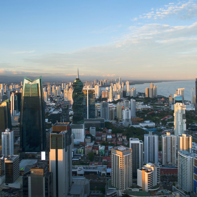 "Panoramica Panama city" stock image