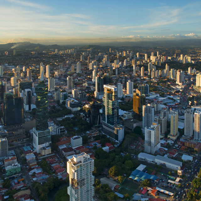 "Sonset Panama city" stock image