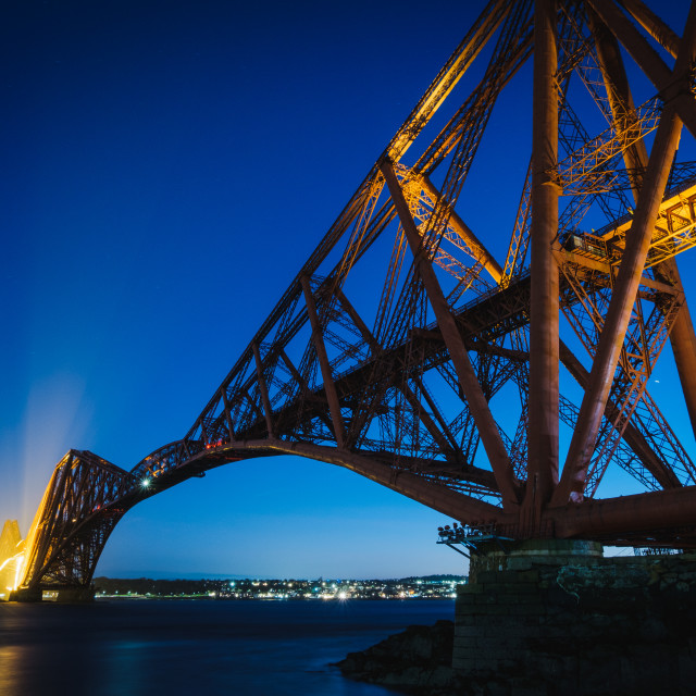 "The Forth Rail Bridge, Scotland" stock image