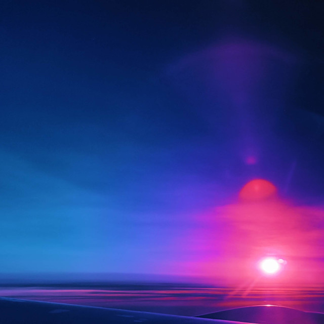 "Purple Sunrise 3" stock image