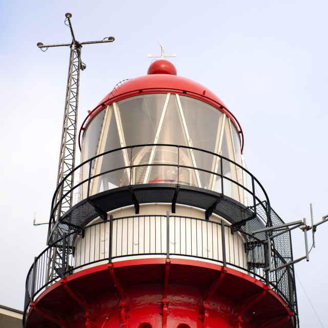 "Lighthouse on Dutch Vlieland" stock image