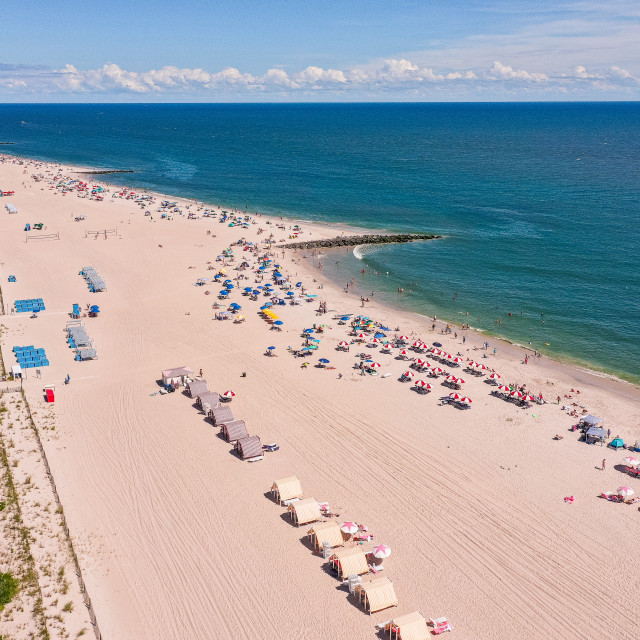 "Day at Cape May" stock image